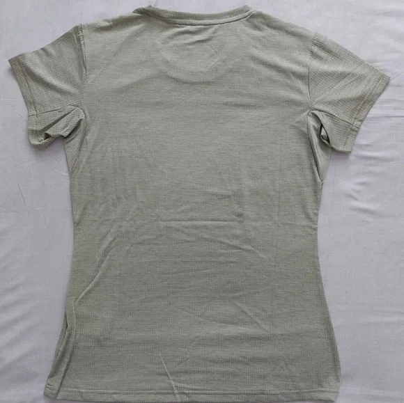 Adidas Terrex T-Shirt Tee Women's Size 16 Grey Aeroready Breathable Recycled - Picture 10 of 16